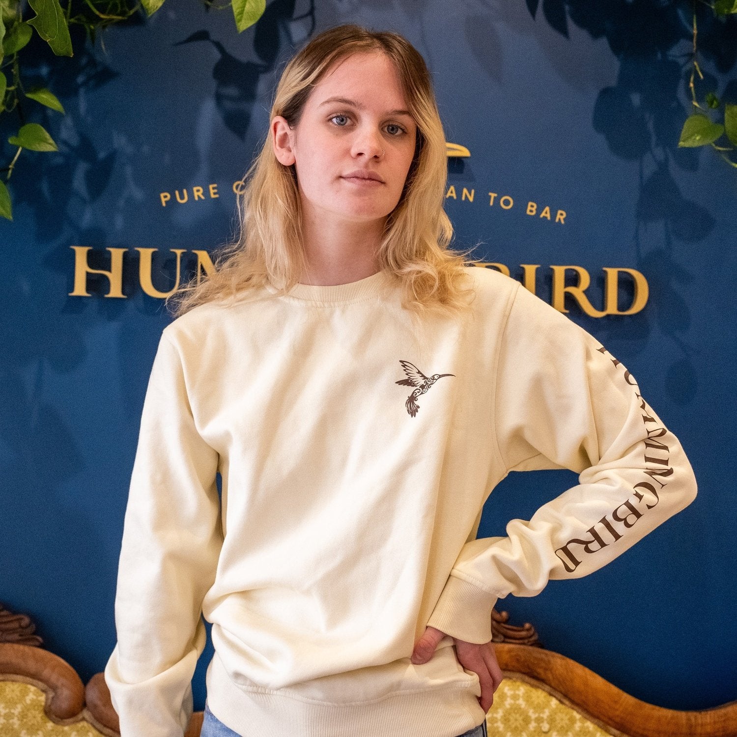 Hummingbird Crew Neck Sweater