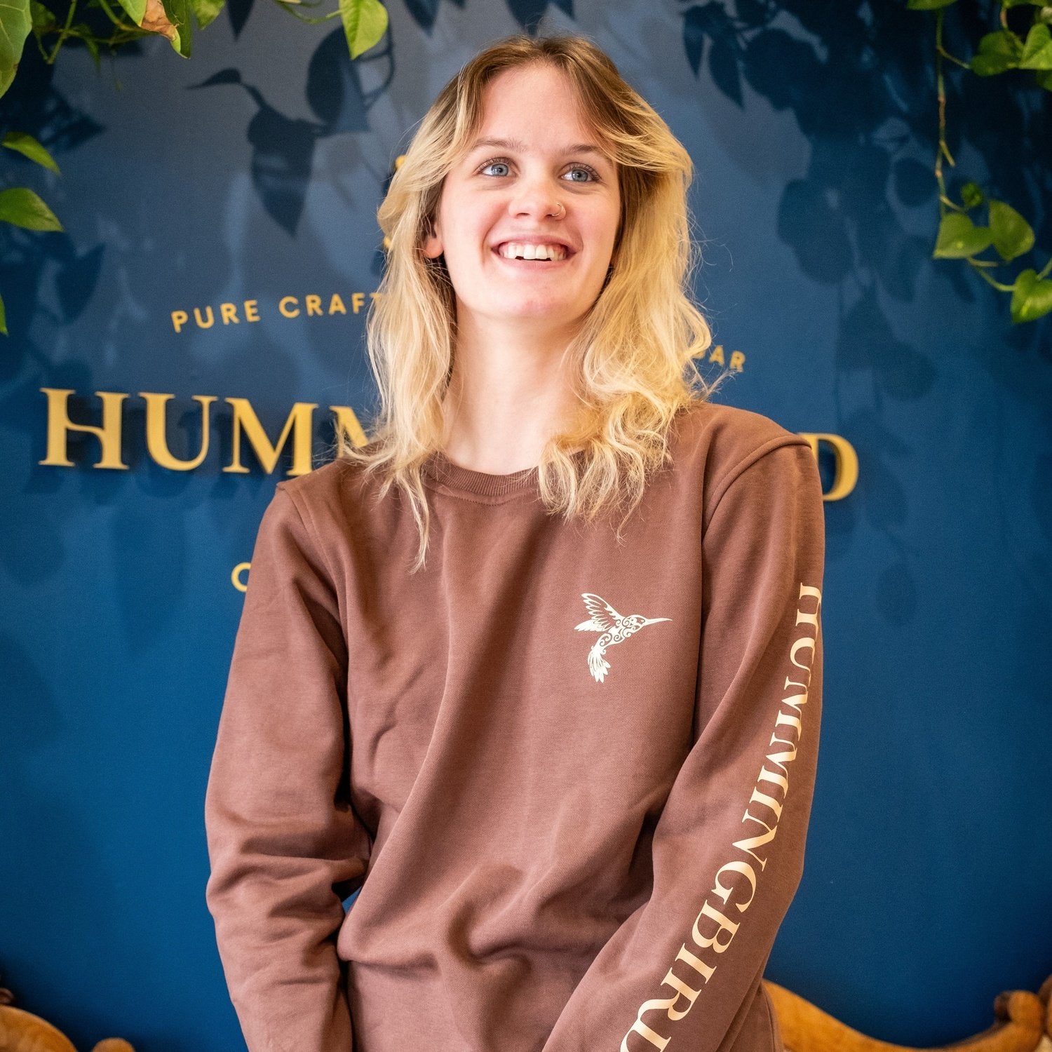 Hummingbird Crew Neck Sweater