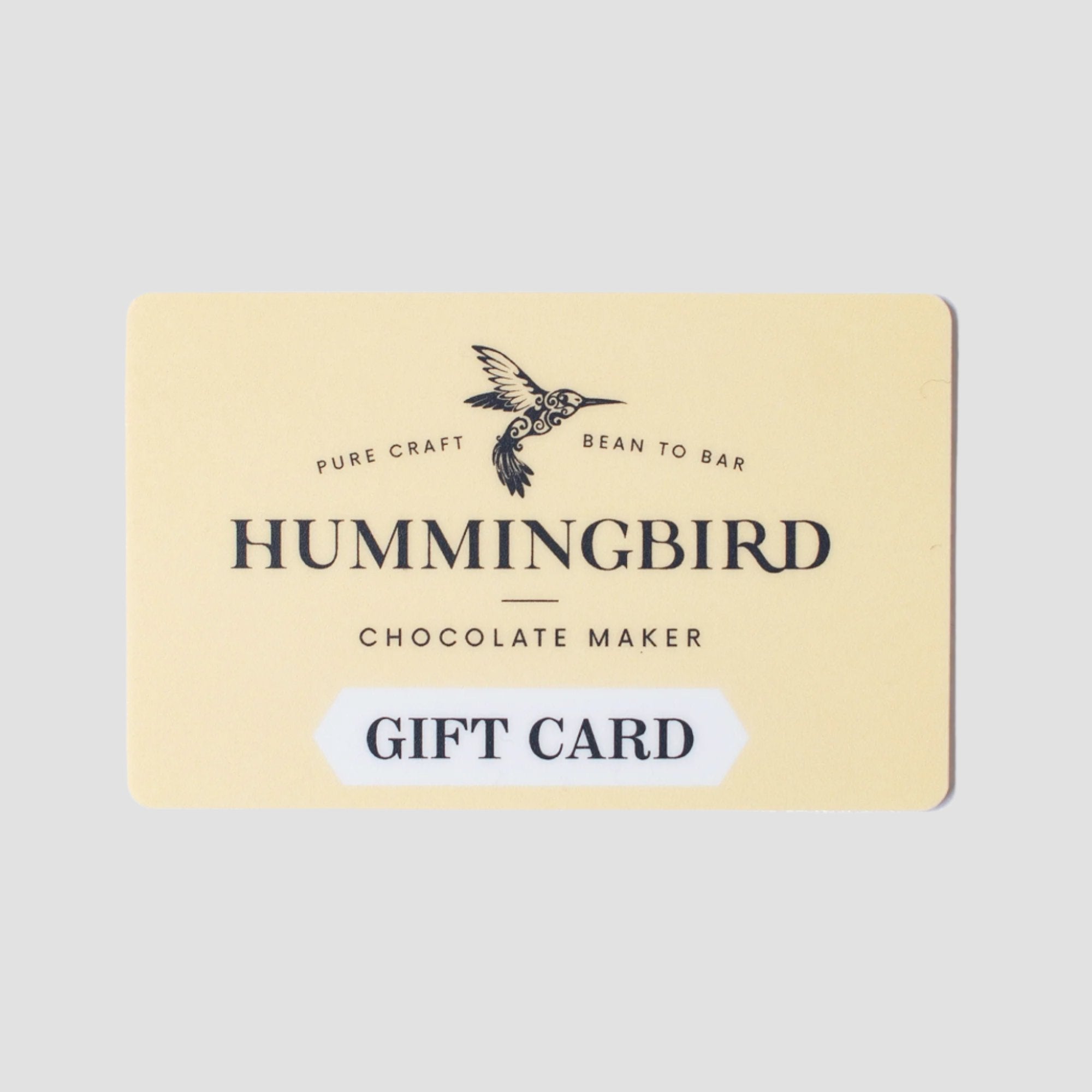Hummingbird Chocolate Maker gift card