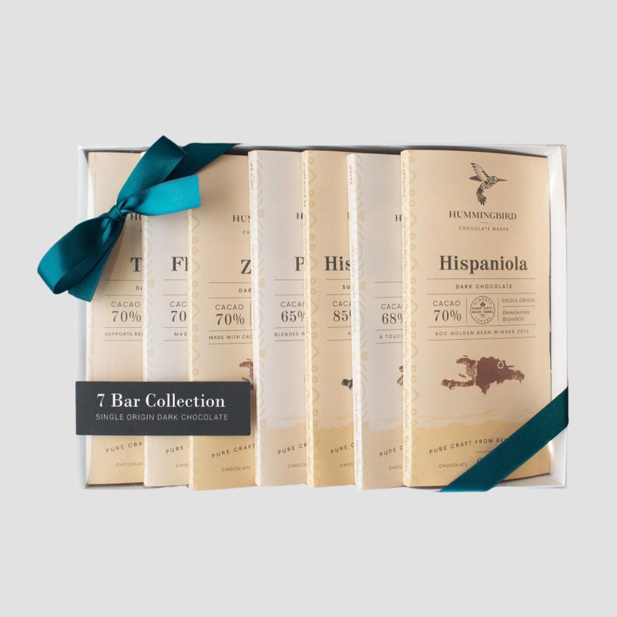 Hummingbird Chocolate Seven Bar Collection Gift Box