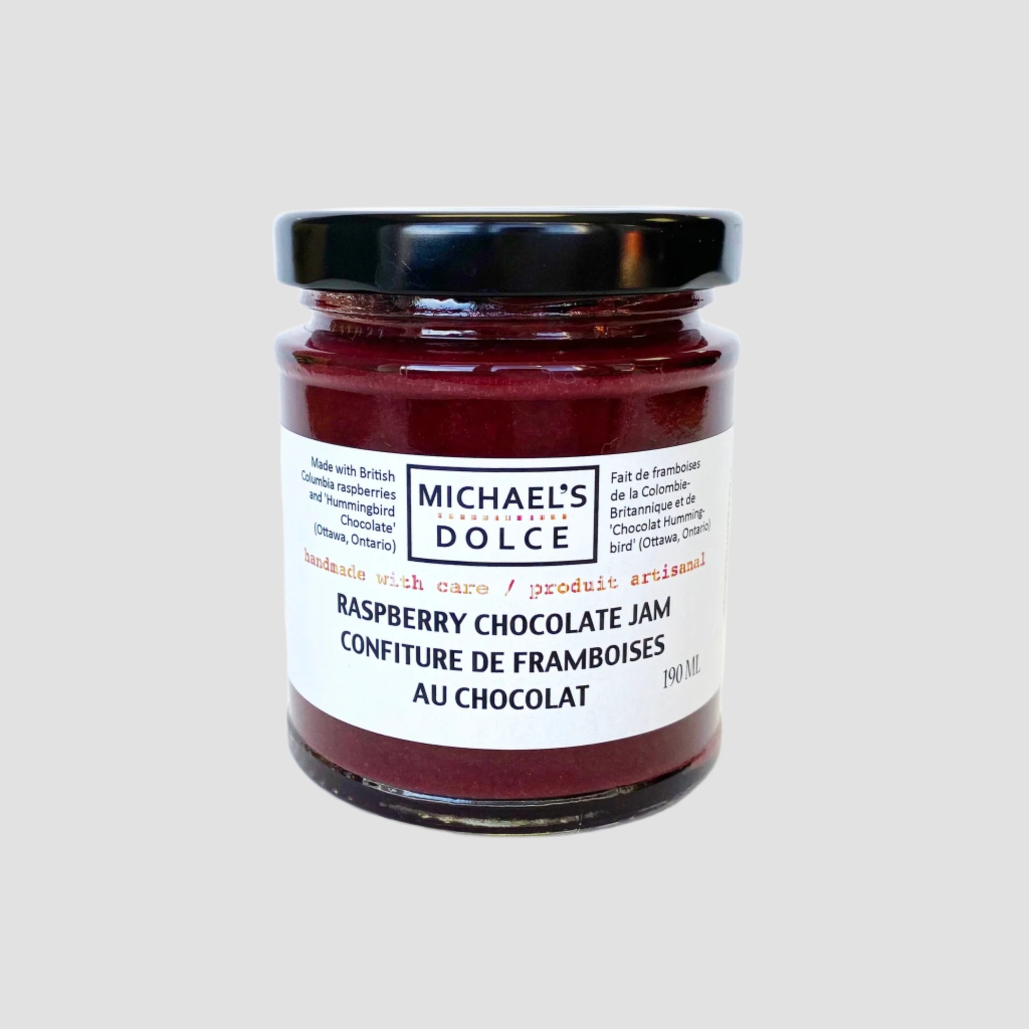 Michael's Dolce, Raspberry Chocolate Jam