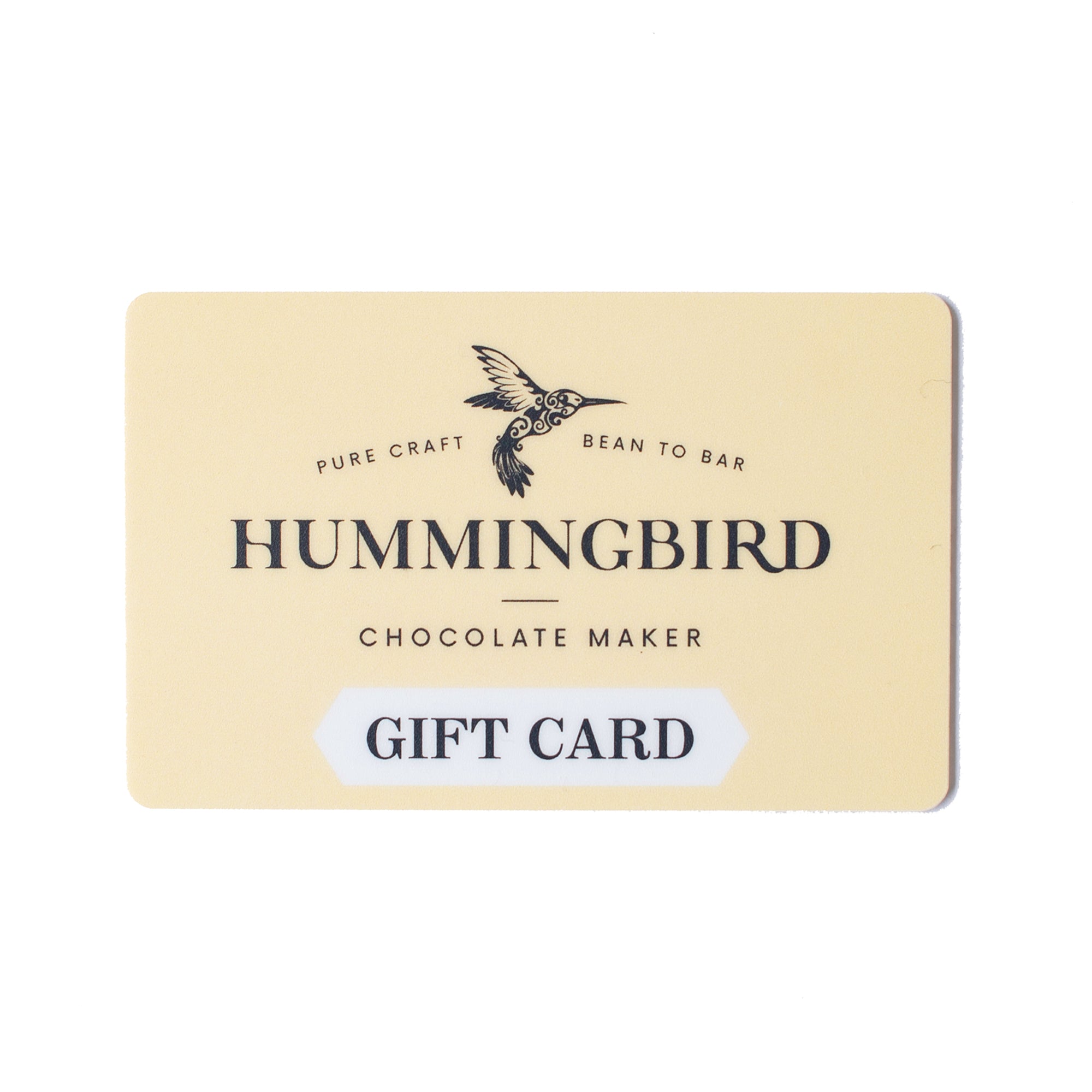 Hummingbird Chocolate Maker gift card