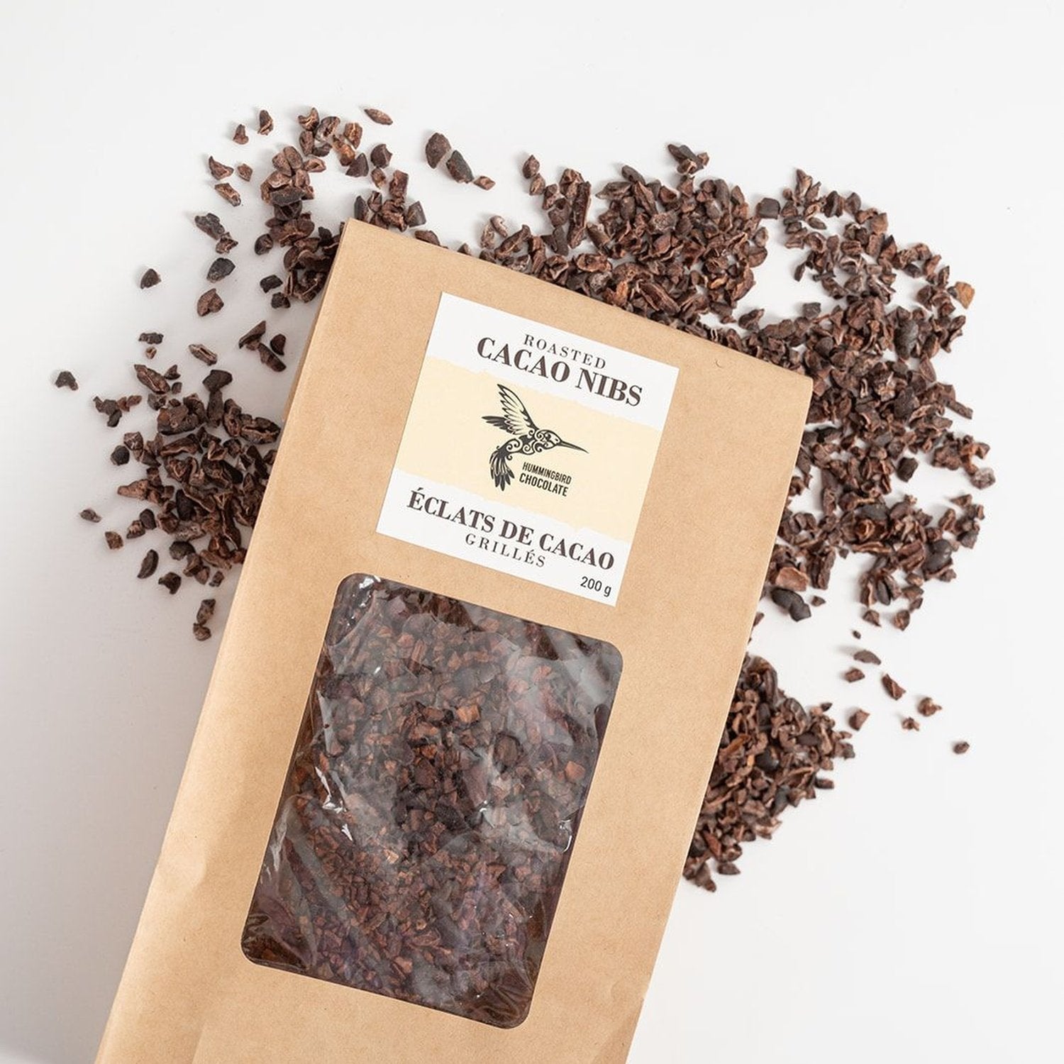 Roasted cacao nibs